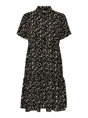 JDYPIPER S/S SHIRT DRESS WVN NOOS Black-NEW WHEAT AND WHITE TUL