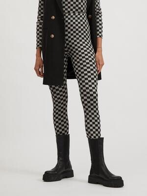 VICHECKS LEGGINGS Black/GREY CHECKS