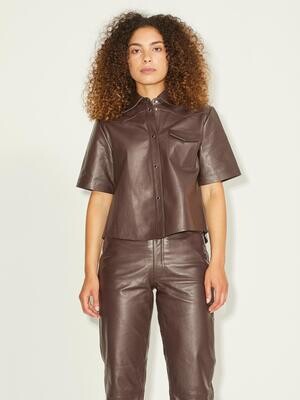 JXLARK SHORT LEATHER SHIRT NOOS Demitasse