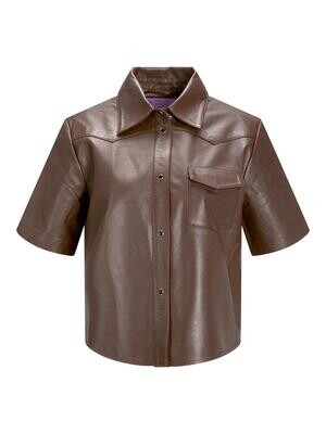 JXLARK SHORT LEATHER SHIRT NOOS Demitasse