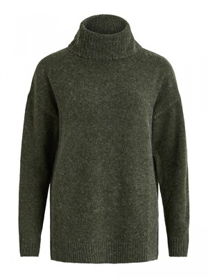 VIHANNA KNIT ROLLNECK L/S TOP/SU-NOOS Forest Night/ZINNAIA