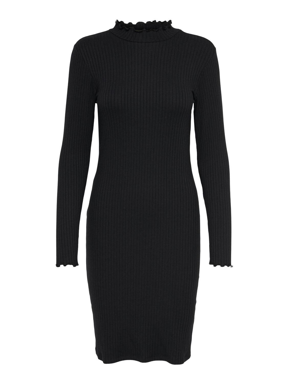 JDYFRANSISKA L/S HIGHNECK DRESS JRS Black