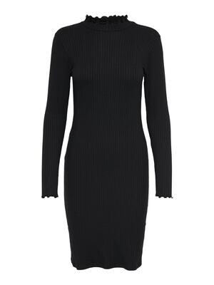 JDYFRANSISKA L/S HIGHNECK DRESS JRS Black