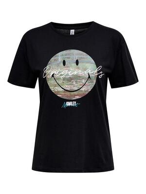 ONLSMILEYORIGINAL ART SS O-NECK T-SHIRT Phantom-SMILEY ORIGINALS