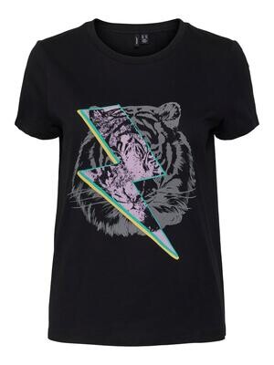 VMTIGERFRANCIS SS TOP BOX JRS Black-LIGHTNING TIGER