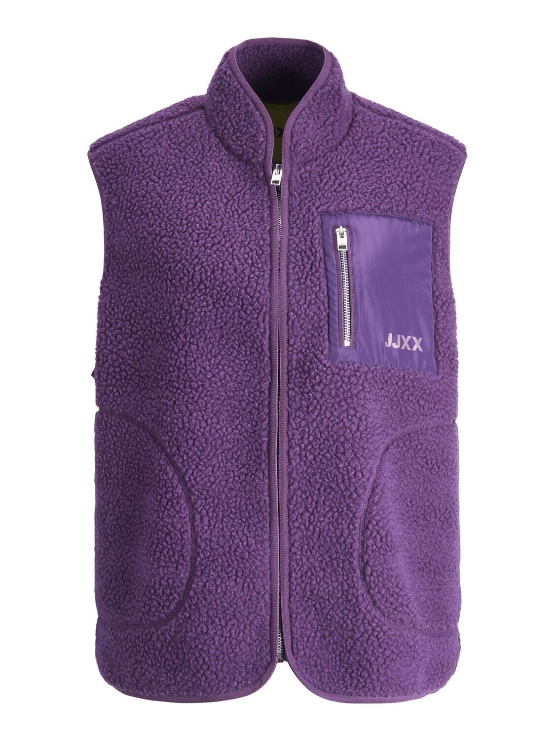 JXJULIE TEDDY VEST SN OTW Acai