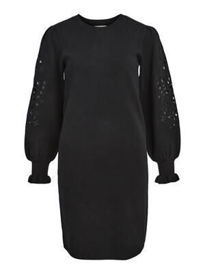 OBJREYNARD LS KNIT DRESS PB12 DIV Black