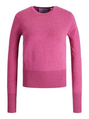 JXLARA SOFT CREW NECK KNIT NOOS Festival Fuchsia