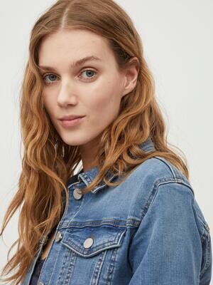 VINEED IT L/S DENIM JACKET MBD - NOOS Medium Blue Denim