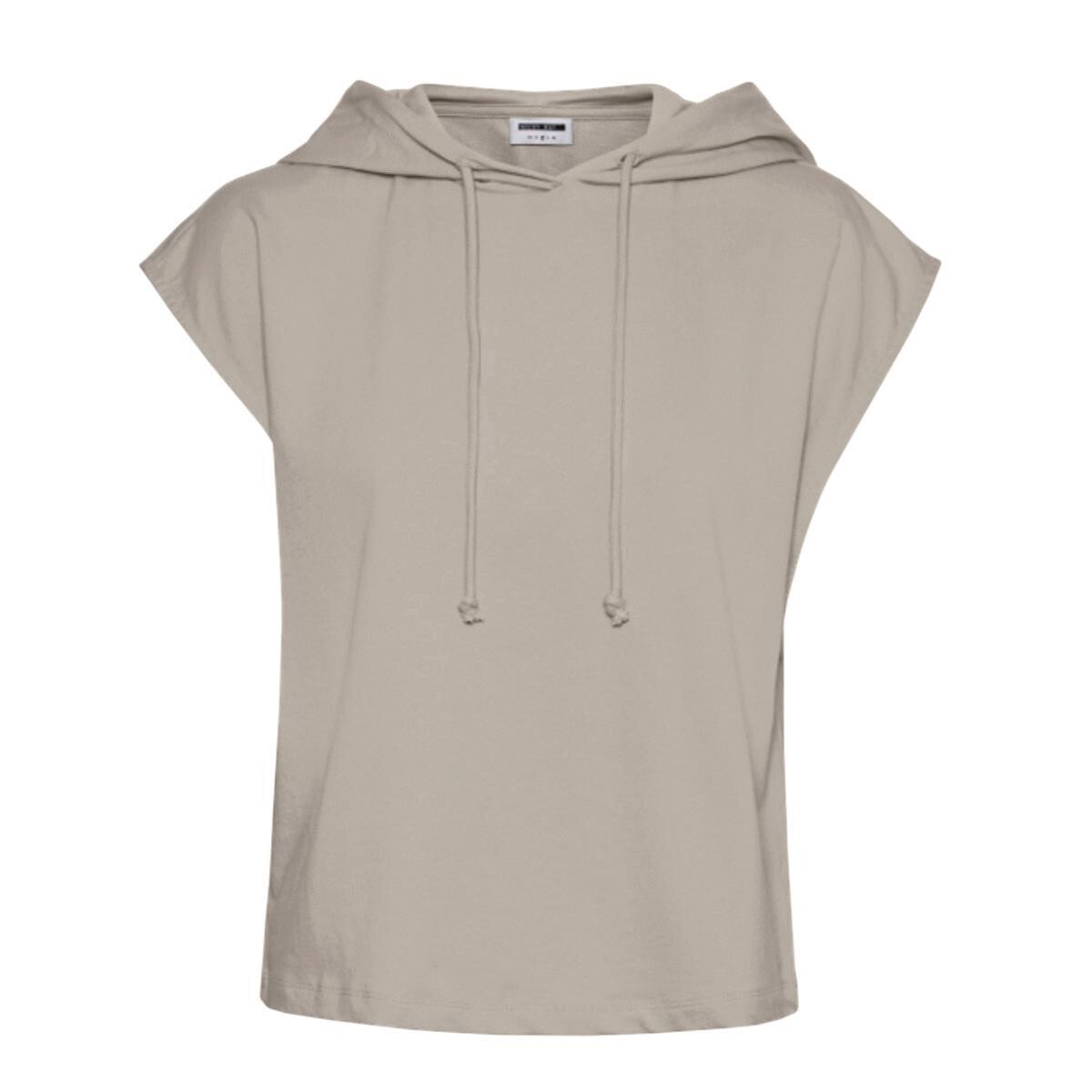 NMALLY S/L HOODIE BG KO Chateau Gray