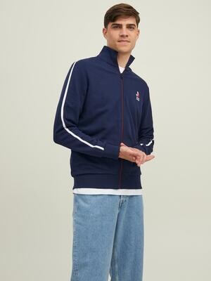 JCOLOGAN BLOCK SWEAT HIGH NECK ZIP SN Navy Blazer