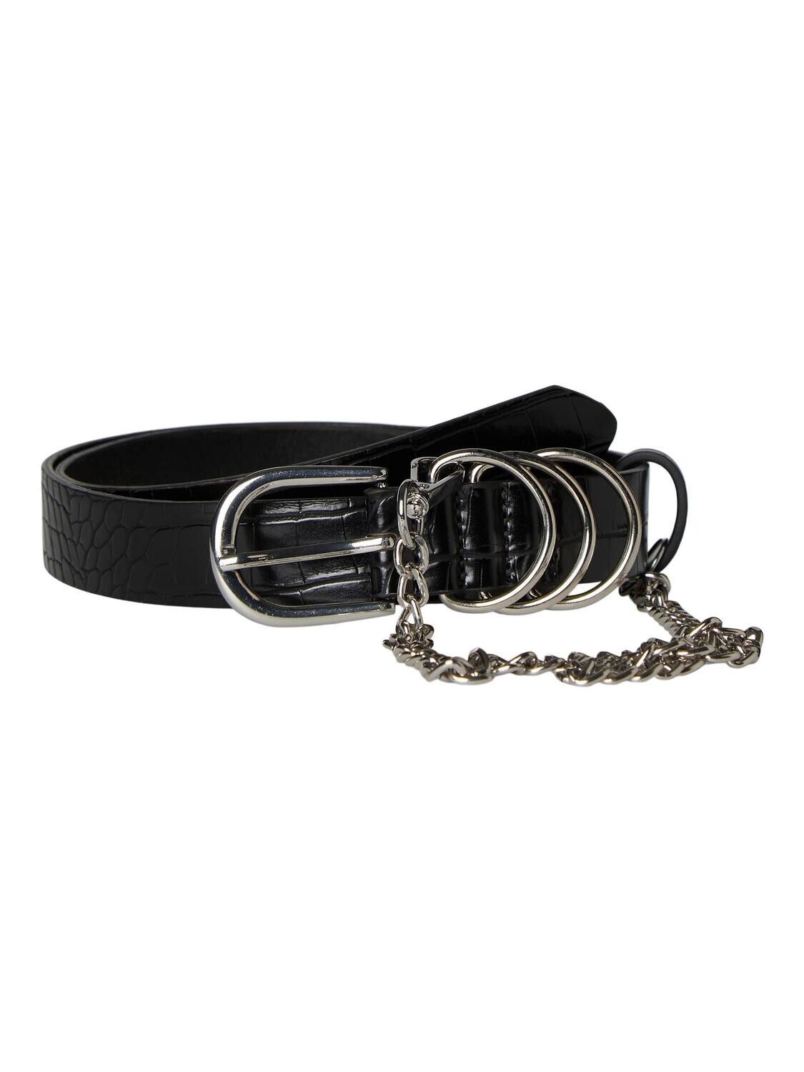 NMBETINA CHAIN BELT Black