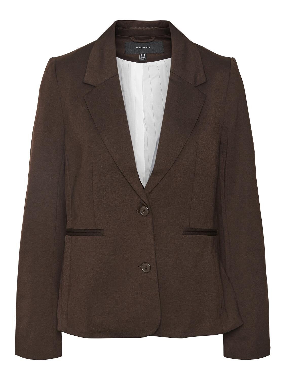 VMLUCCA LS SLIM JERSEY BLAZER NOOS Coffee Bean