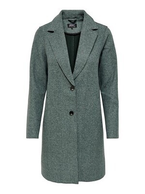 ONLCARRIE BONDED COAT OTW NOOS Balsam Green-MELANGE