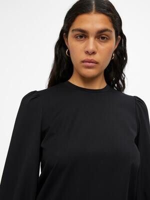 OBJCAROLINE L/S TOP NOOS Black