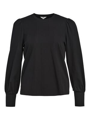 OBJCAROLINE L/S TOP NOOS Black