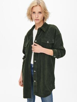ONLLISA CORDUROY SHACKET CC OTW Rosin