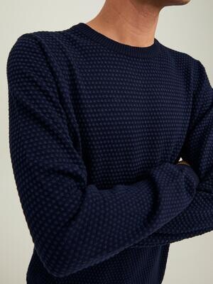 JJEATLAS KNIT CREW NECK NOOS Mood Indigo