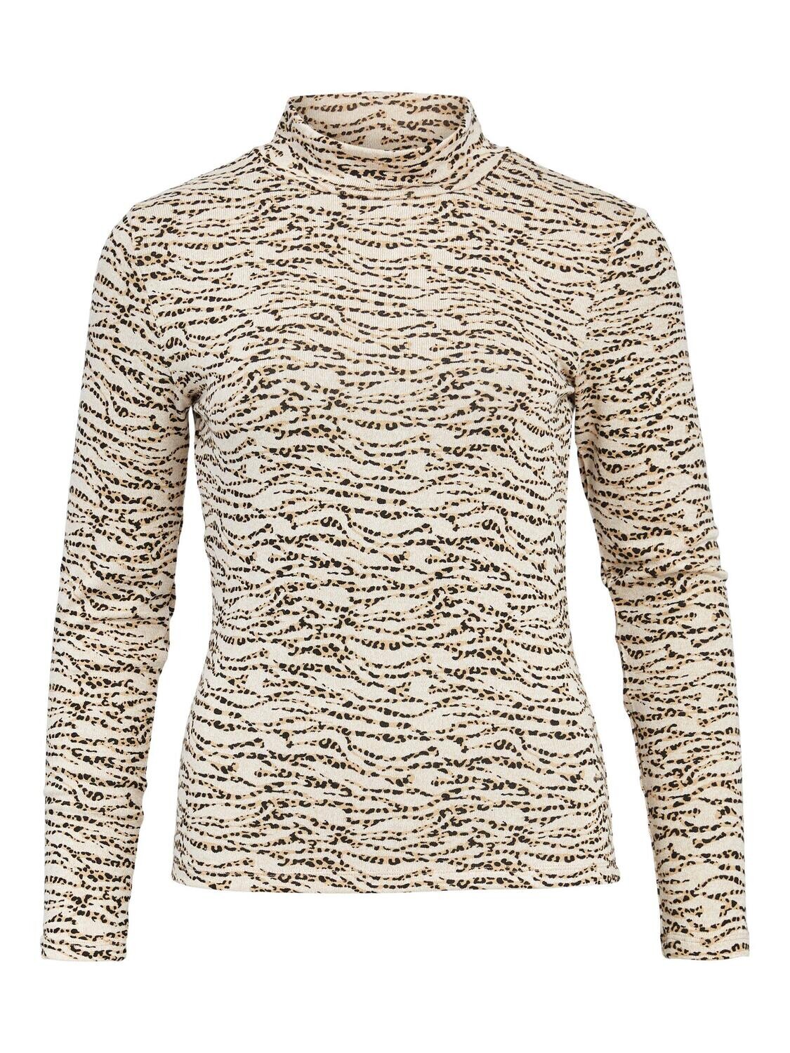 OBJANIKA L/S TOP 123 Sandshell-Black
