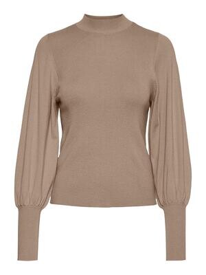 VMHOLLYKARISPUFF LS HIGHNECK BLO.GA BOO Silver Mink