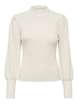 ONLKATIA L/S HIGHNECK PULLOVER KNT NOOS Whitecap Gray/W. MEL