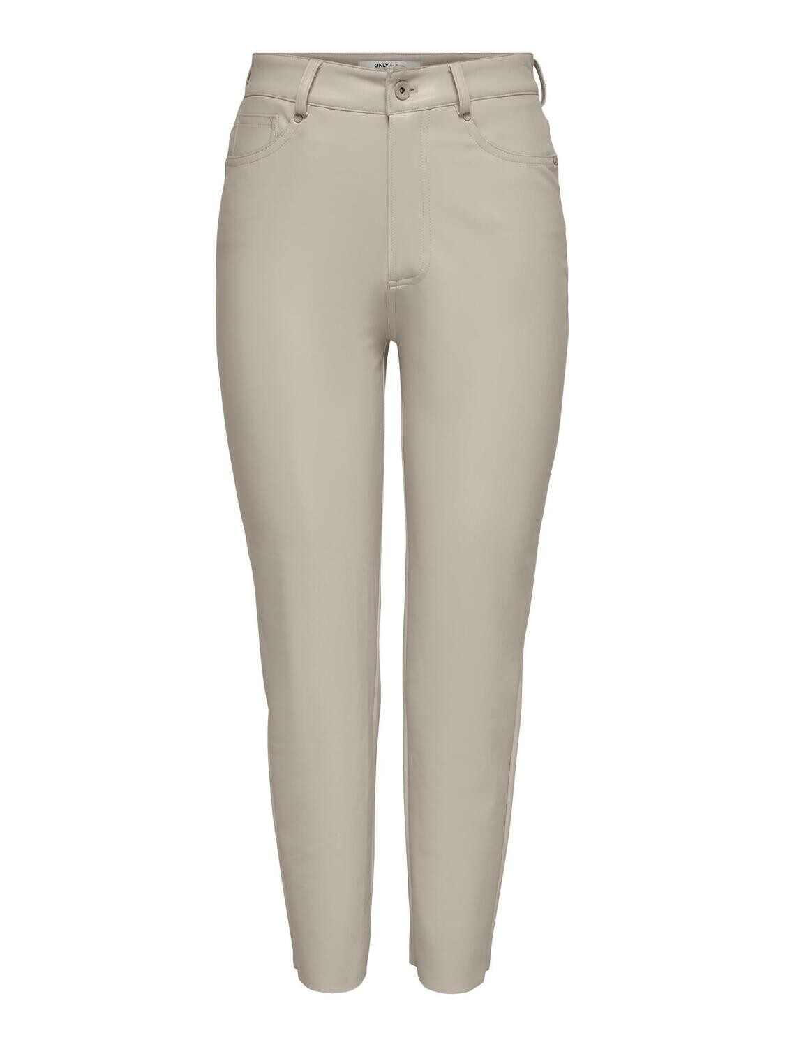 ONLEMILY HW ST ANK FAUX LEATHER PNT NOOS Silver Lining