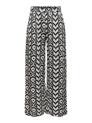 JDYKAMILLA WIDE PANT JRS Seedpearl-SEEDPEARL W AZTEC