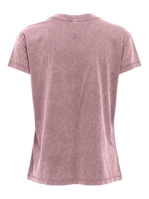 JDYFAROCK S/S PRINT TOP JRS Vineyard Wine-EAGEL N TIGER