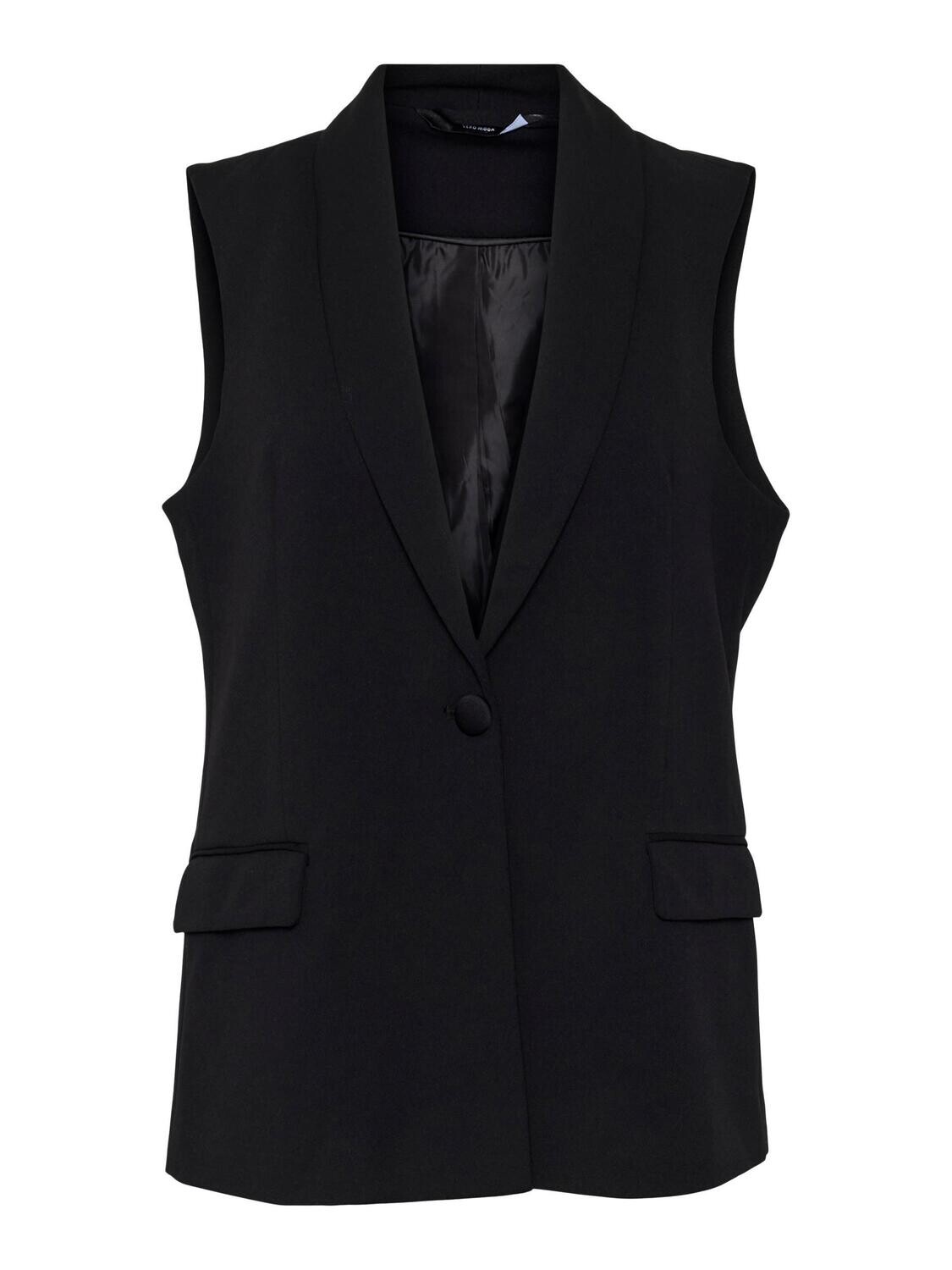 VMZAMIRA SL OVERSIZED WAISTCOAT NOOS Black