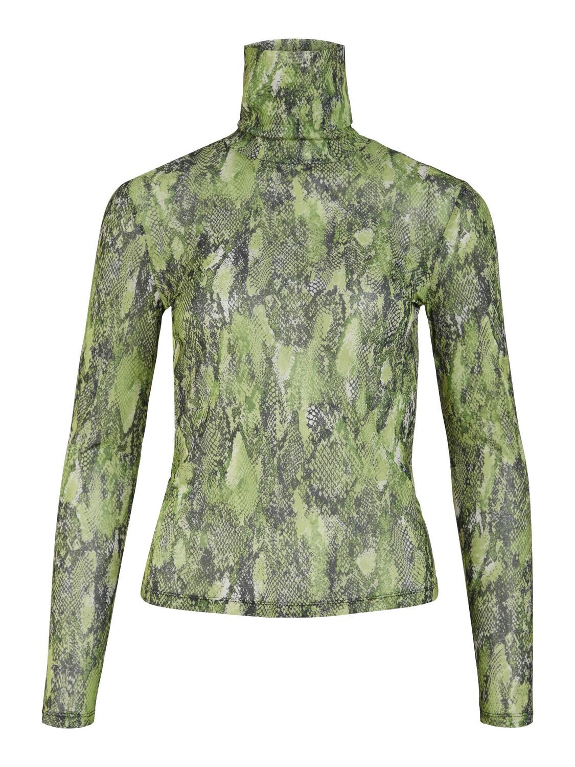 OBJNOVIA L/S TOP 122 .C Palm-Snake dark earth