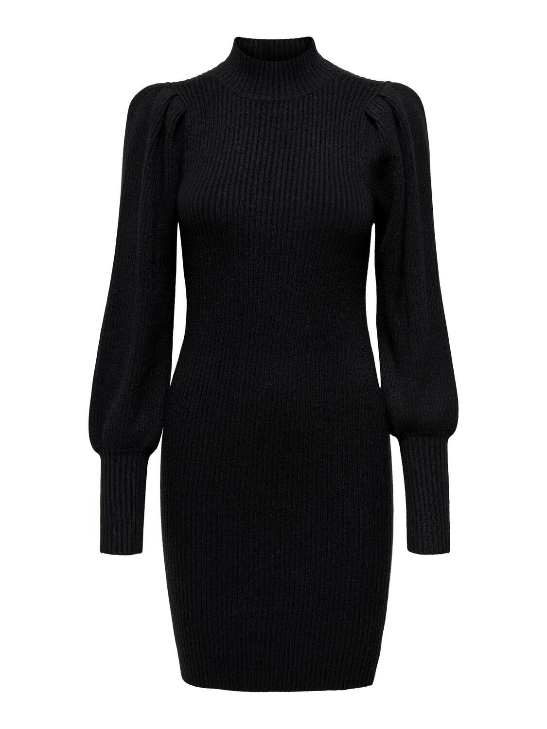 ONLKATIA L/S DRESS KNT NOOS Black