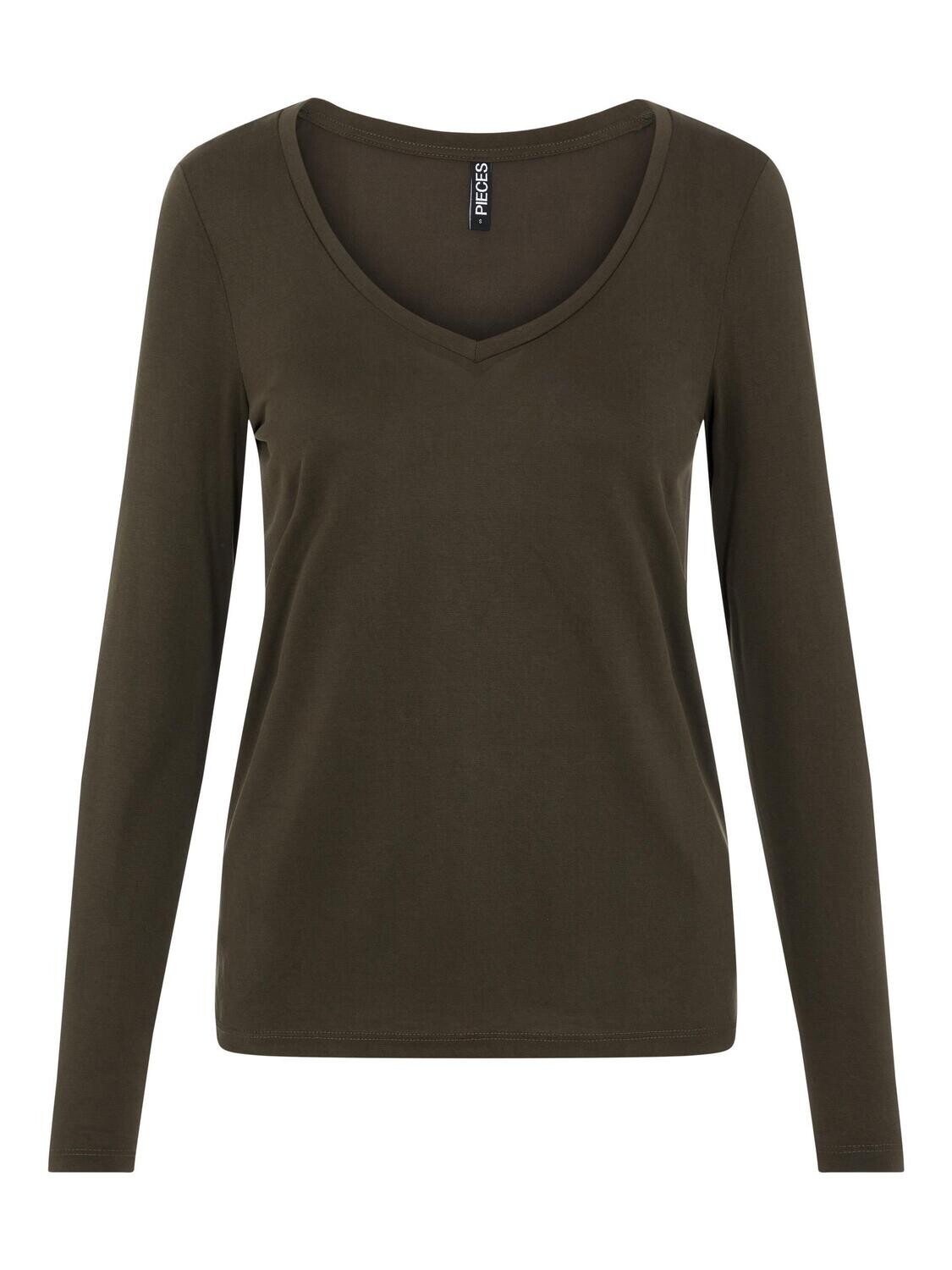 PCKAMALA NEW LS TOP NOOS BC Black Olive