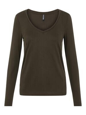 PCKAMALA NEW LS TOP NOOS BC Black Olive