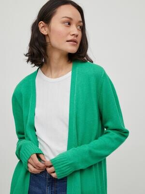 VIRIL OPEN L/S KNIT CARDIGAN - NOOS Kelly Green-DARK MELANGE