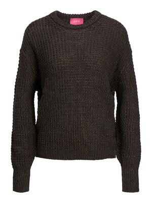 JXCAMILLA OPEN CREW NECK KNIT NOOS Demitasse