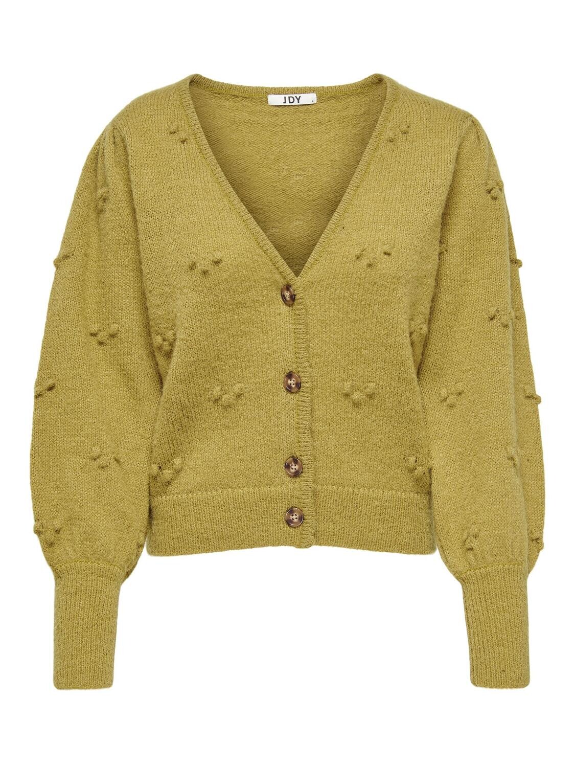 JDYSIGRID LIFE L/S DOT BUTTON CARDIG KNT Ecru Olive
