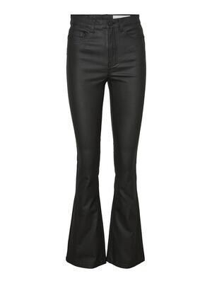 NM SALLIE HW FLARE COATED PANTS NOOS Black