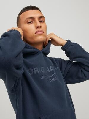 JORSLOPE FLEECE SWEAT HOOD LN Navy Blazer