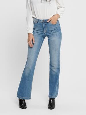 JDYFLORA FLARED HIGH MB NOOS DNM Medium Blue Denim