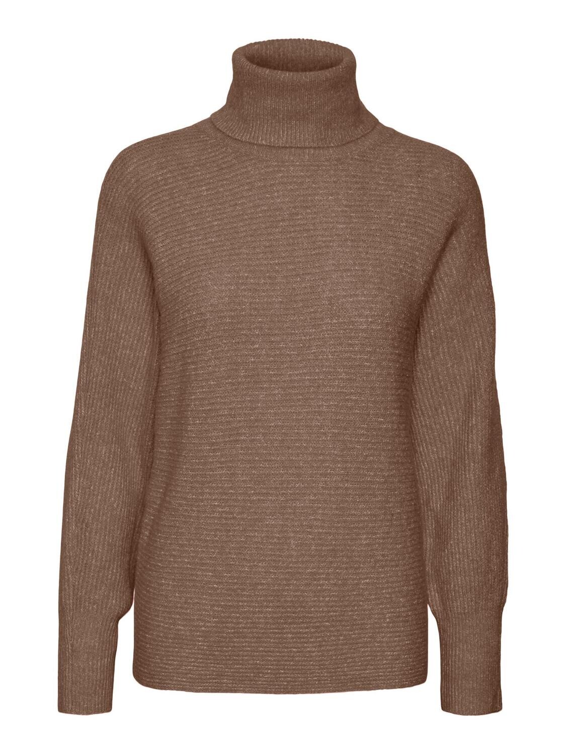 VMBRENDA LS ROLL-NECK BLOUSE GA Aztec-W MELANGE
