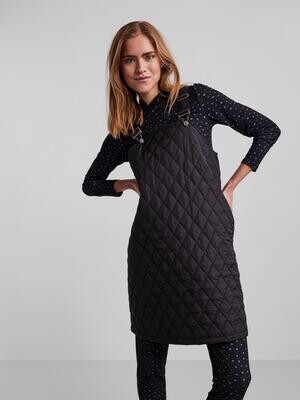 PCSAVANAH QUILTED SPENCER DRESS D2D DE Black