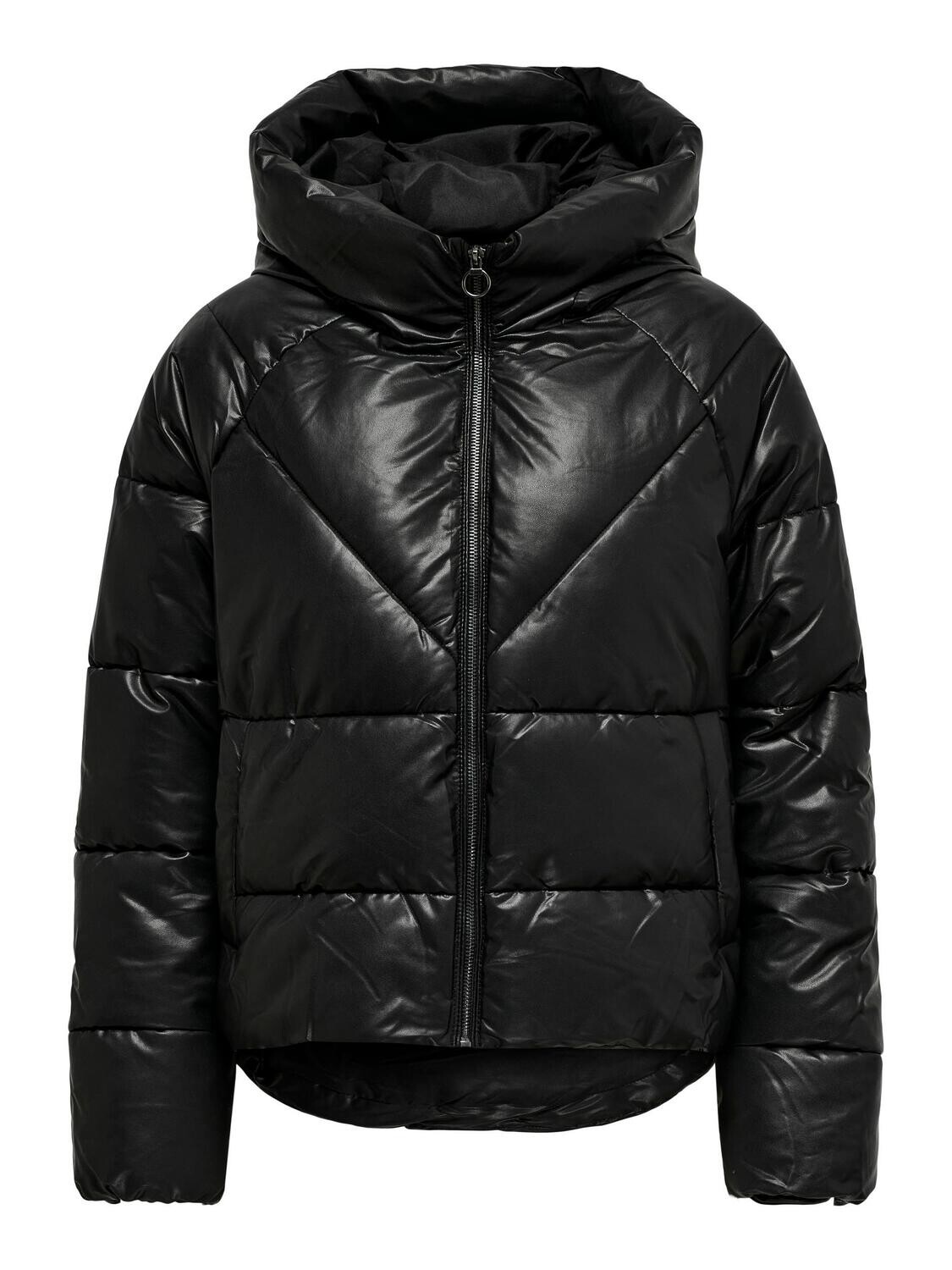 ONLANJA FAUX LEATHER PUFFER CC OTW Black