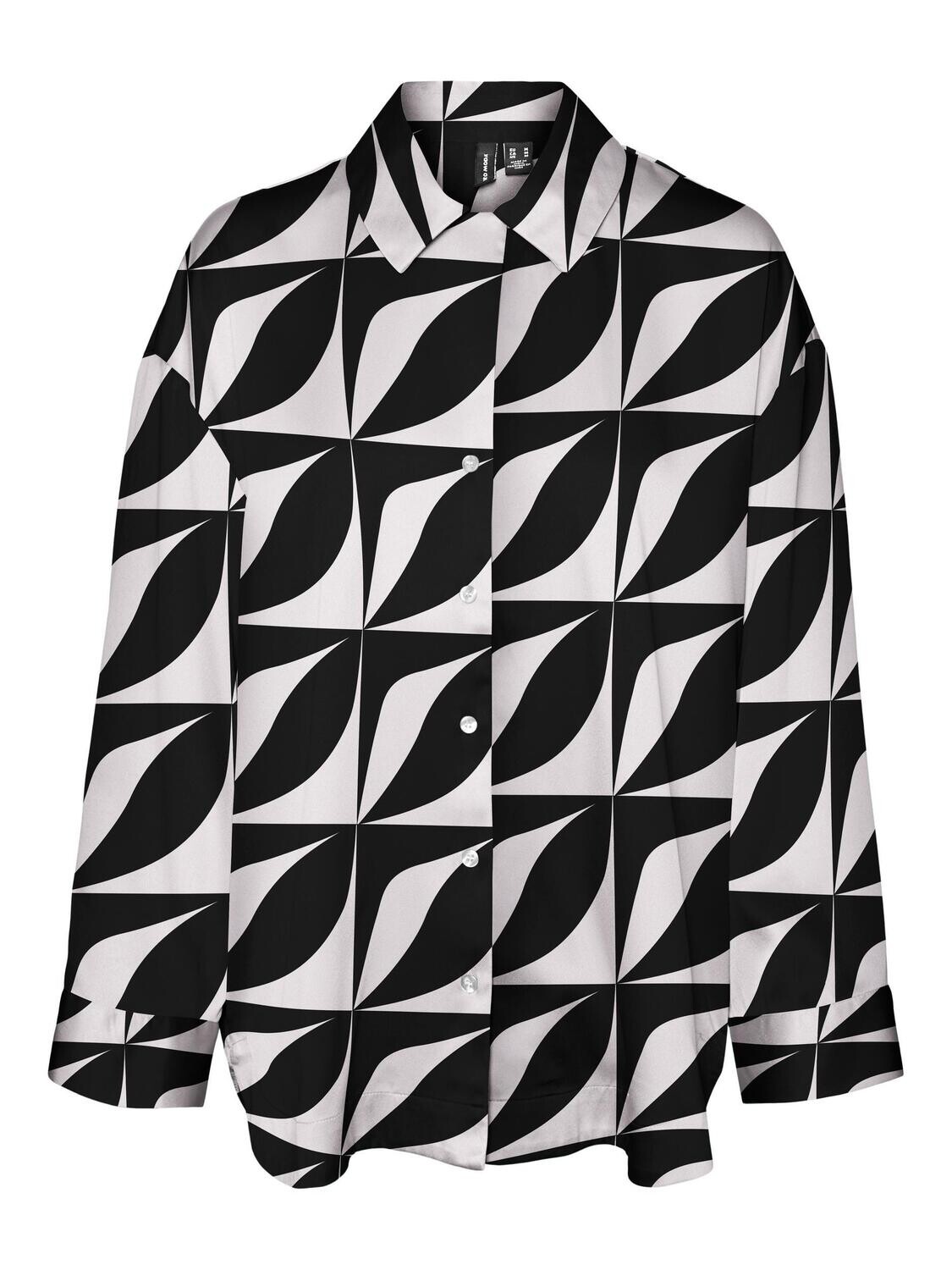 VMKYPRA LS WIDE LONG SHIRT WVN Black/Kypra