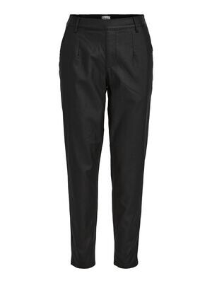 OBJBELLE LISA COATED PANT NOOS Black