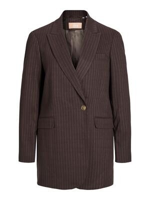 JXMARY-PINSTRIPE BLAZER Mulch/Pinstripe