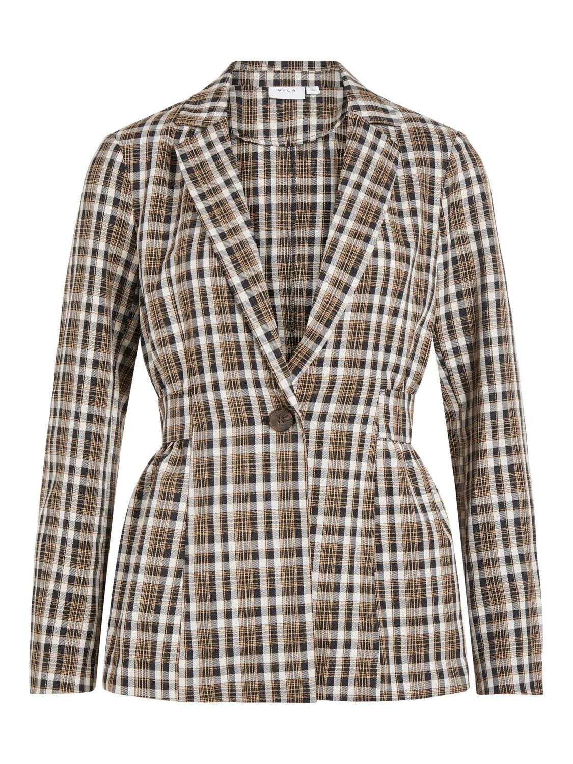 VICHLOE L/S BLAZER/KA Black-TIGERS EYE - BIRCH