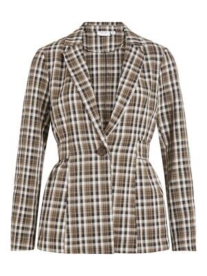 VICHLOE L/S BLAZER/KA Black-TIGERS EYE - BIRCH