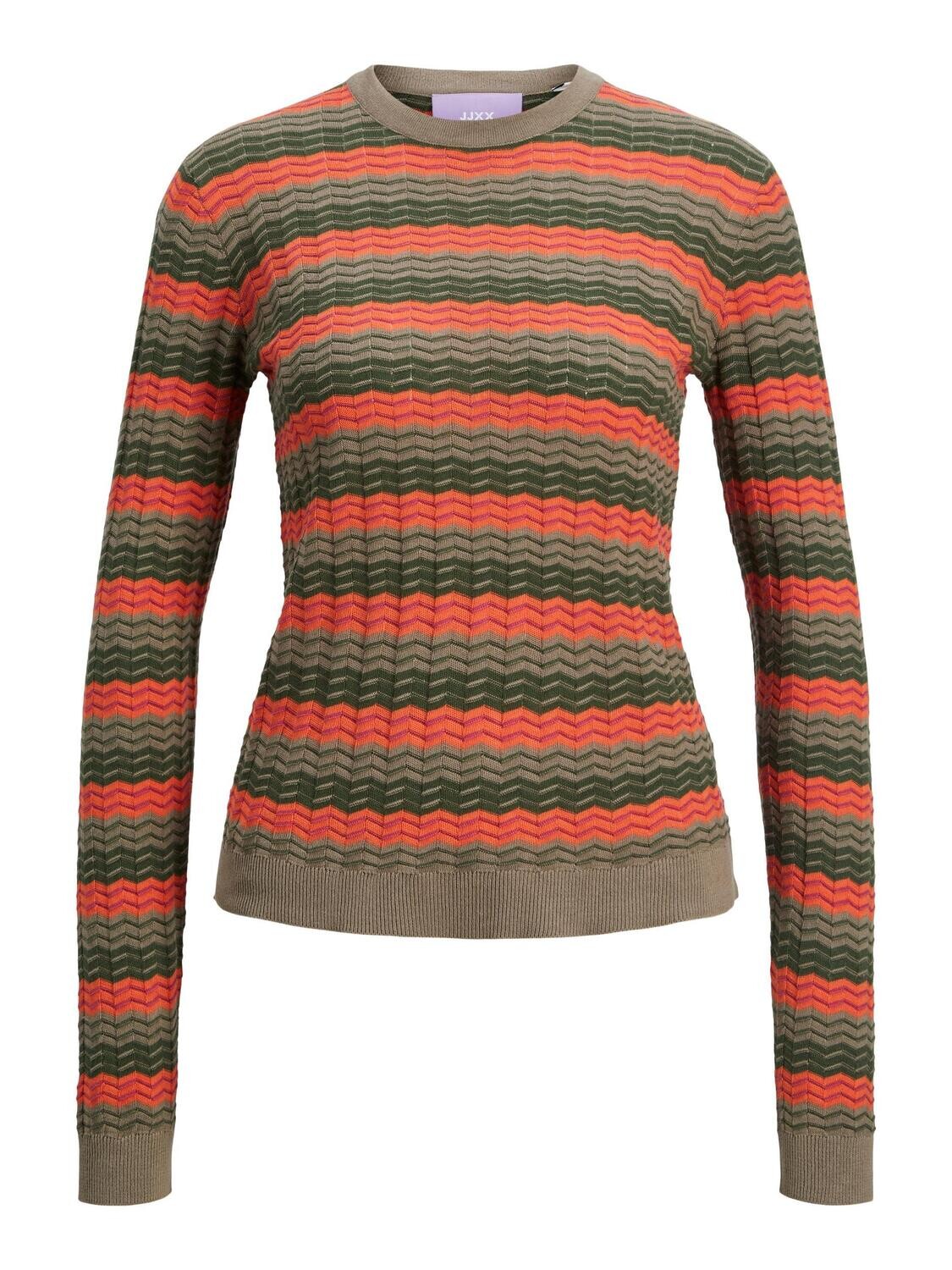 JXMARTA CREW NECK KNIT Festival Fuchsia