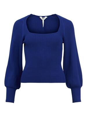 OBJAGNES L/S KNIT PULLOVER 124 .C Clematis Blue