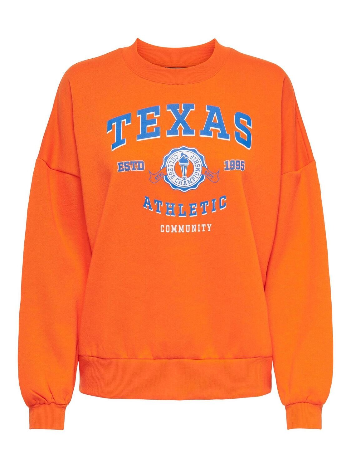 ONLGISA L/S O-NECK BOX SWT Exuberance/Texas